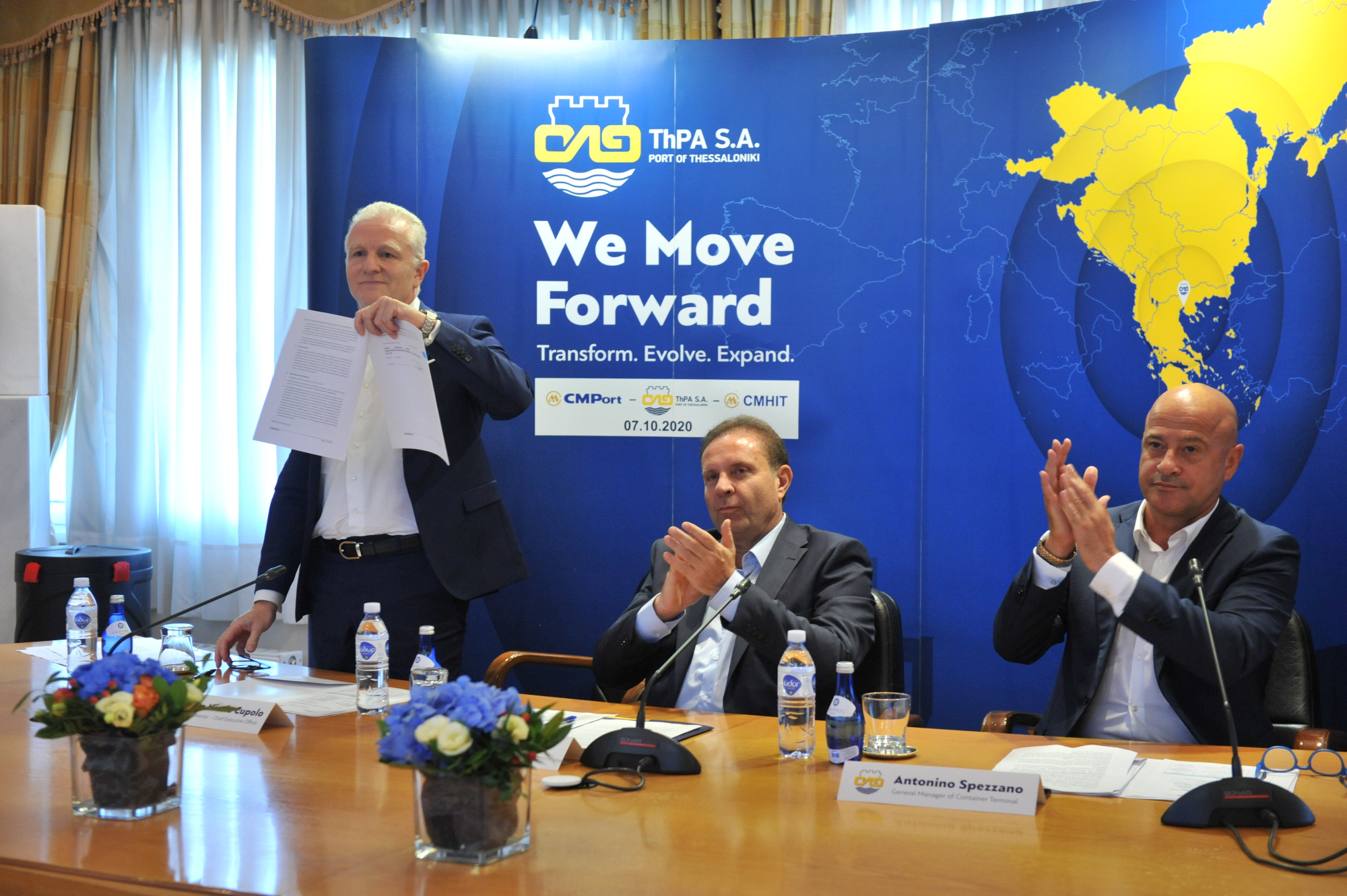 Press Release 13.07.2020 – Agreement of Mutual Cooperation between Thessaloniki Port Authority S.A. and China Merchants Port Holdings Co. Ltd.
