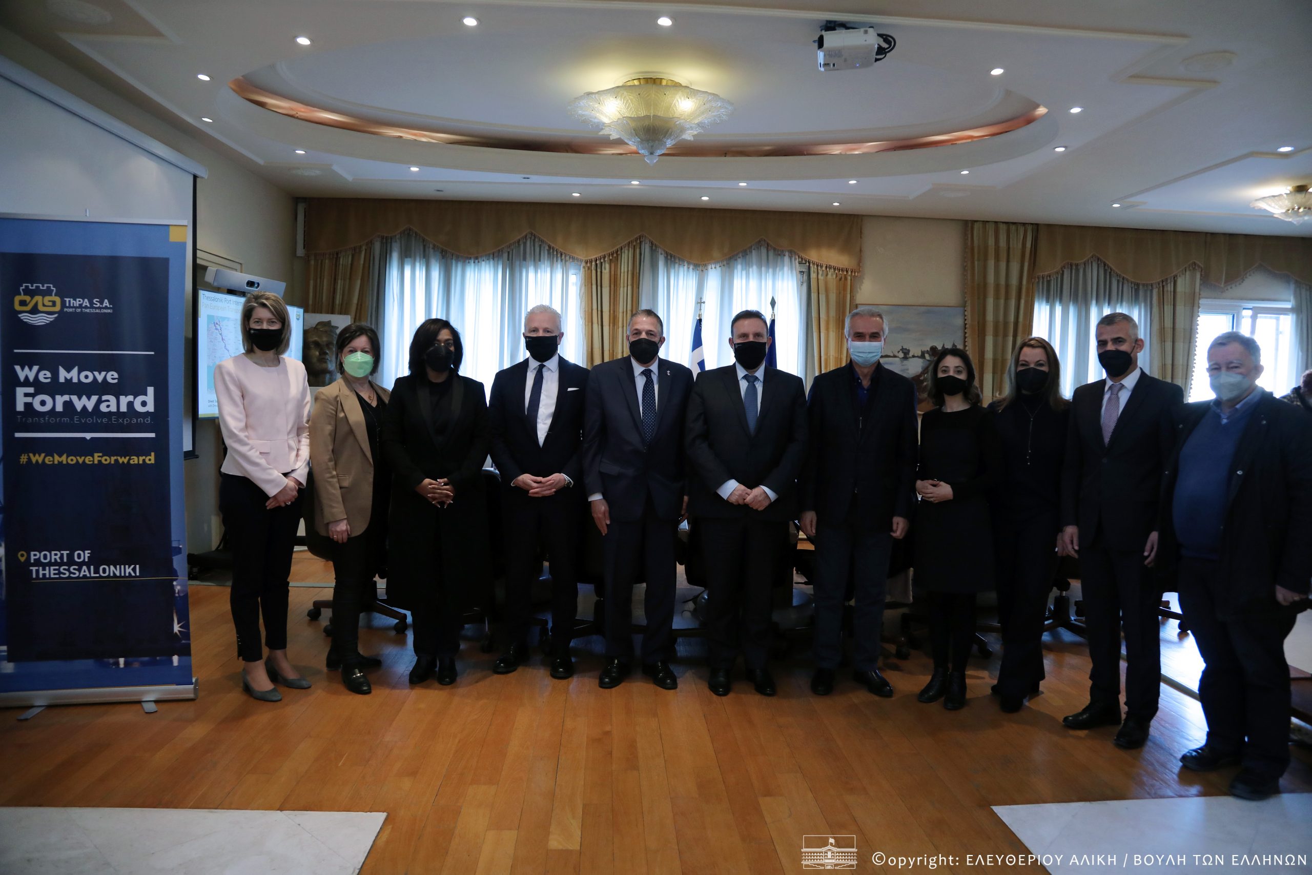 Visit of a delegation of the World Hellenic Inter-Parliamentary Association (PADEE-WHIA) to ThPA S.A.