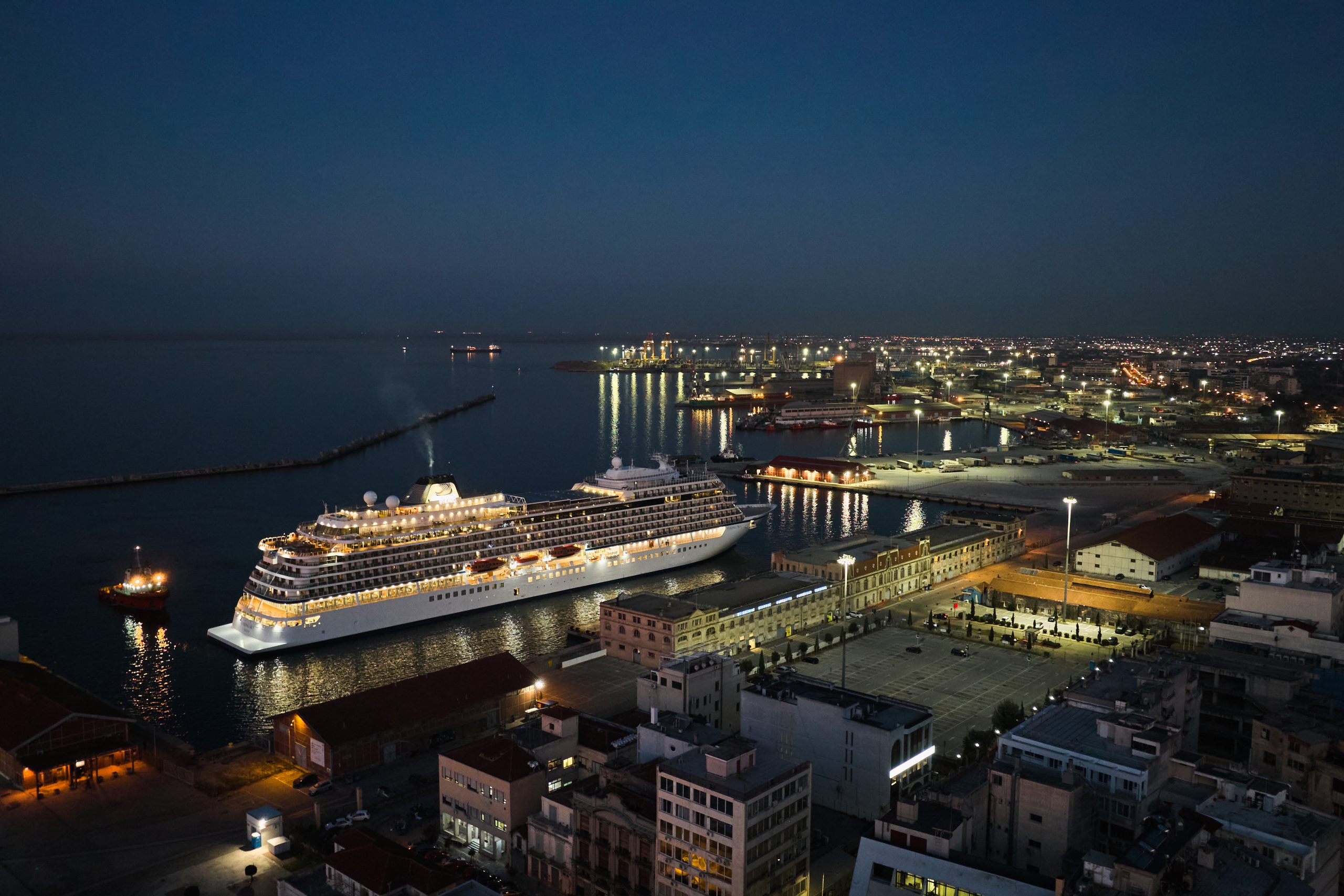 Thessaloniki welcomed today the first cruise ship for 2023
