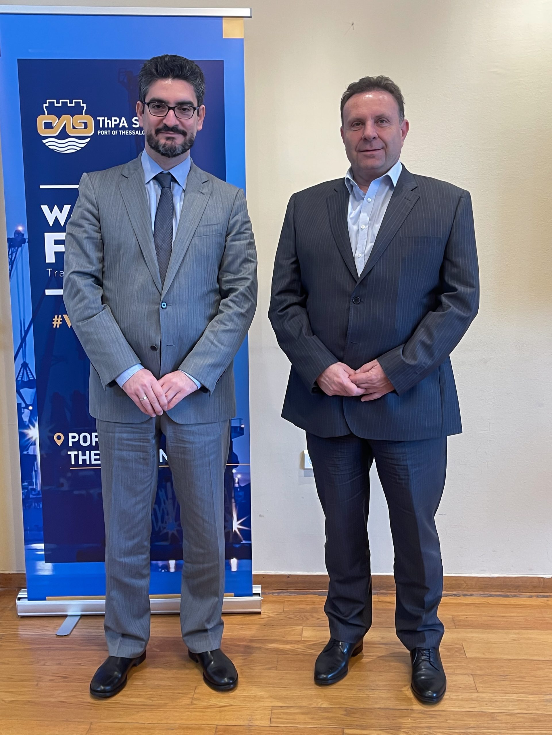 Visit of the Consul General of the Republic of Cyprus, Konstantinos Polykarpou to ThPA S.A.